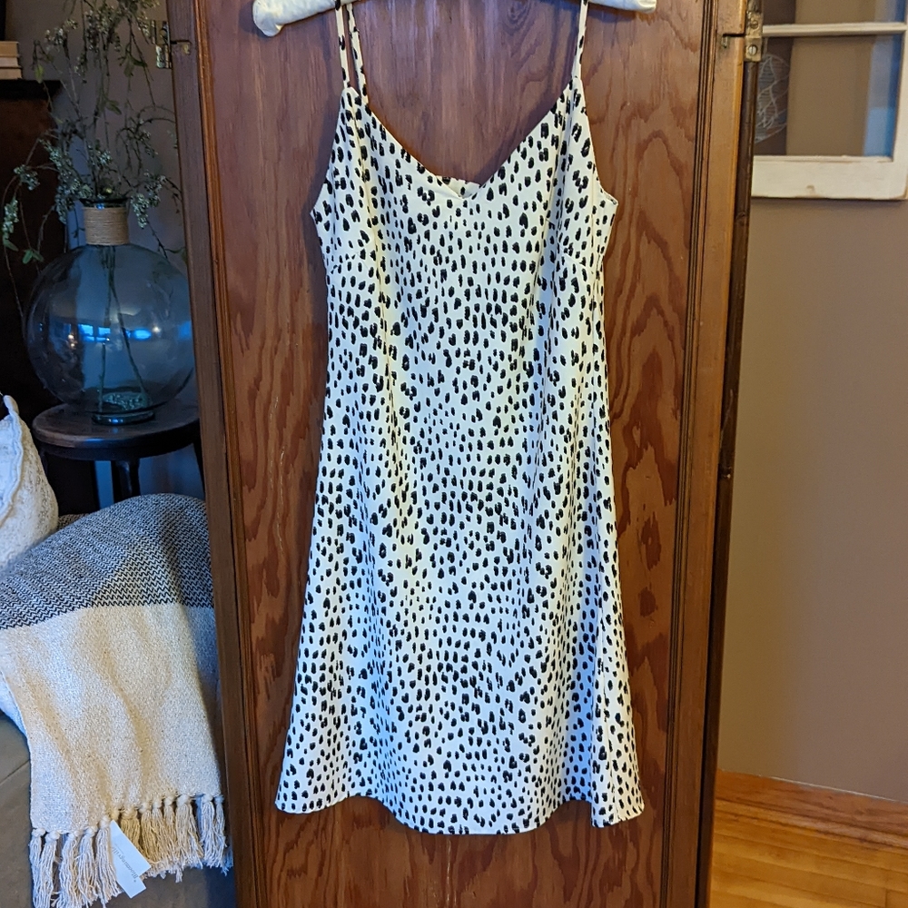 NWT Leopard Print mini dress. Size small